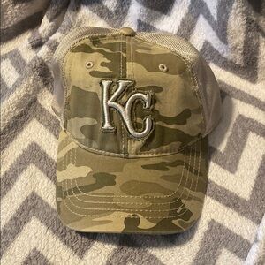 New Camo KC Kansas City Baseball Cap